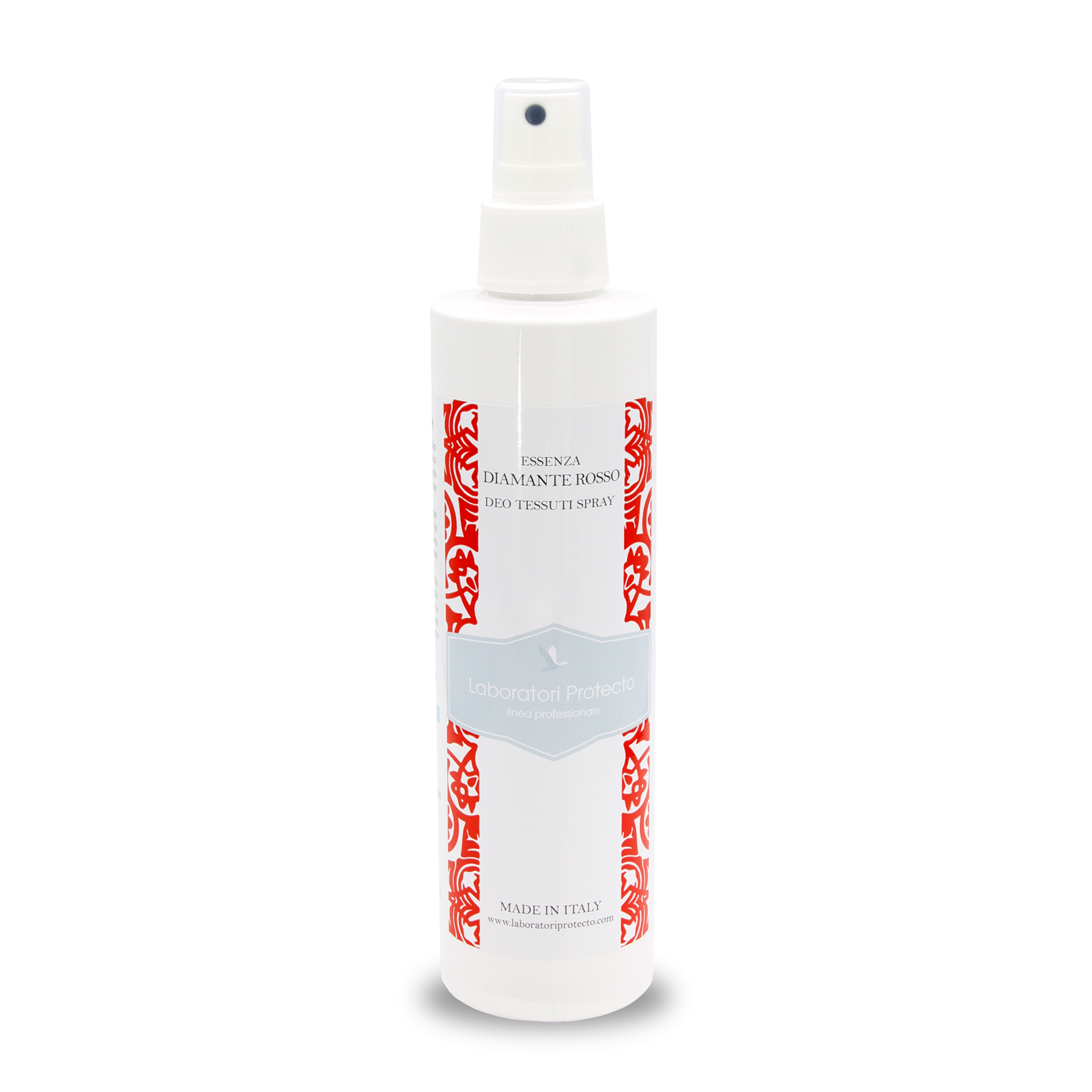 Deo Tessuti Spray Diamante Rosso prodotto da Laboratori Protecto a Bergamo Italia